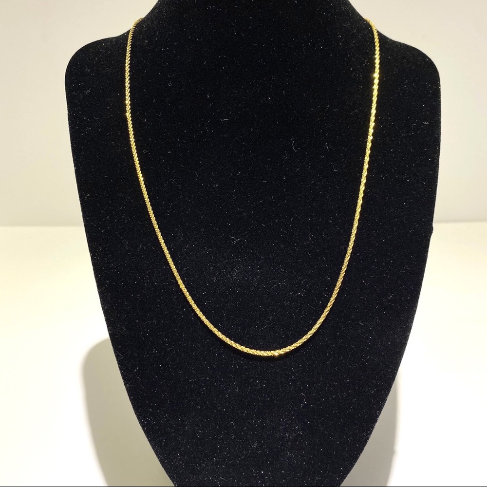 Italy 24K Gold Over 925 Sterling Silver Necklace